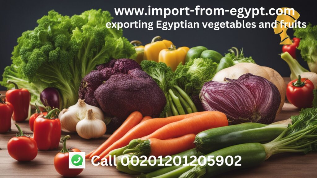 exporting Egyptian vegetables and fruits